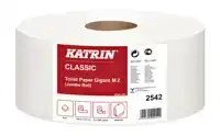 TOILETPAPIER KATRIN JUMBO 2-LAAGS WIT