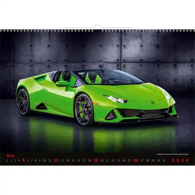 KALENDER 2026 HELMA 365 31.5X45CM AUTOS