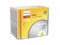 CD-R PHILIPS 80MIN AUDIO JC (10)