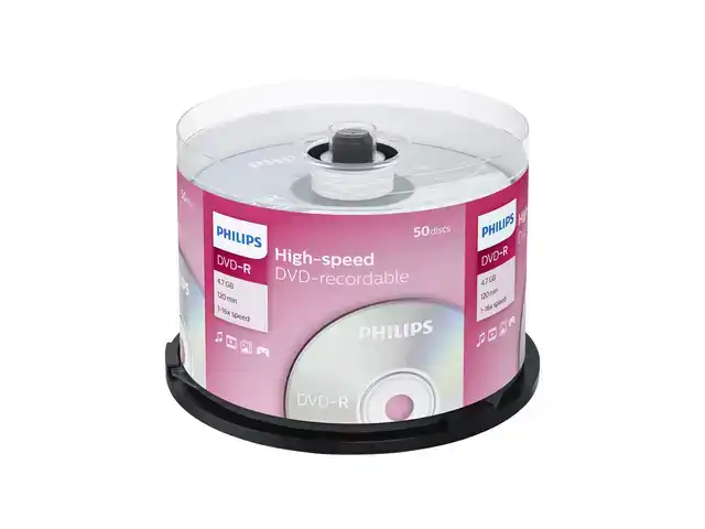 DVD-R PHILIPS 4.7GB 16X SP (50)
