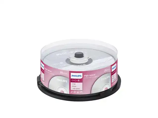 DVD-R PHILIPS 4.7GB 16X SP (25)