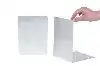 BOEKENSTEUN MAUL 16X15X21CM ALUMINIUM