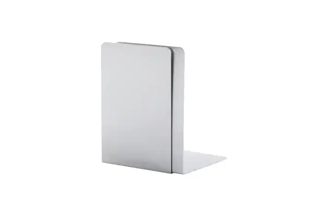 BOEKENSTEUN MAUL 12X12X17.5CM ALUMINIUM