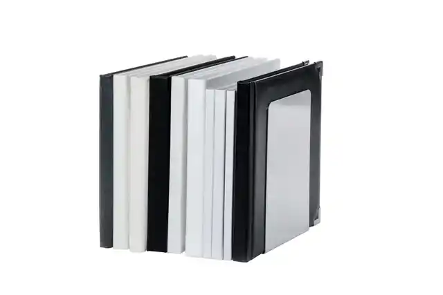 BOEKENSTEUN MAUL 12X12X17.5CM ALUMINIUM