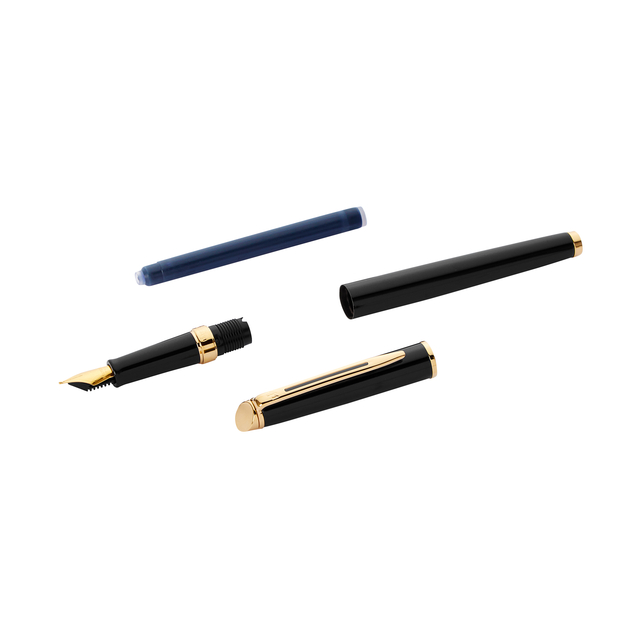 VULPEN WATERMAN HEMISP GT M LAK ZWART
