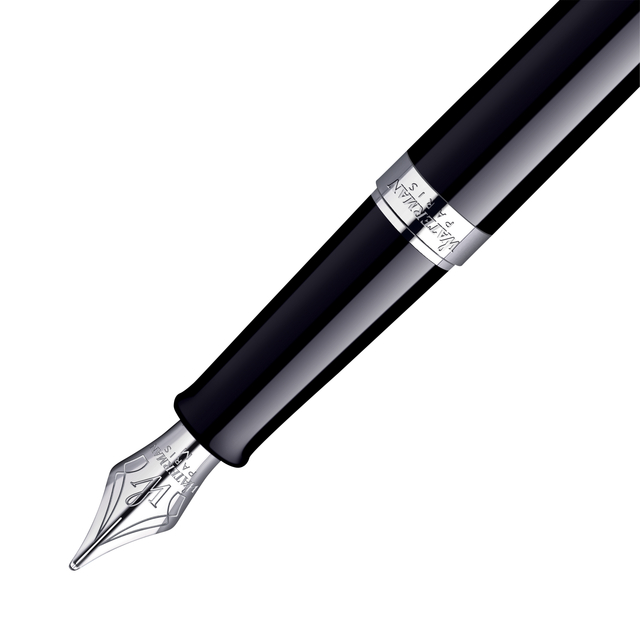 VULPEN WATERMAN HEMISP CT M LAK ZWART