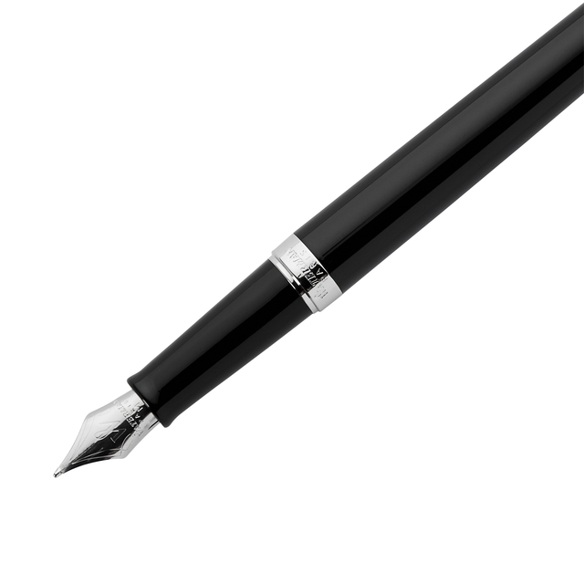 VULPEN WATERMAN HEMISP CT M LAK ZWART