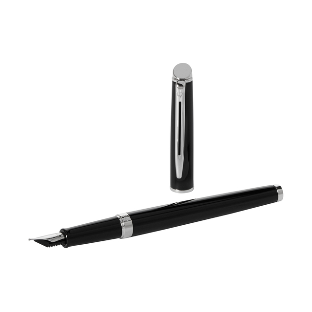 VULPEN WATERMAN HEMISP CT M LAK ZWART