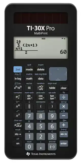 REKENMACHINE TEXAS TI-30X PRO MATHPRINT