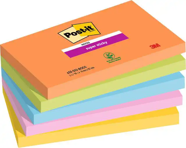 MEMOBLOK POST-IT 655 SUPER STICKY