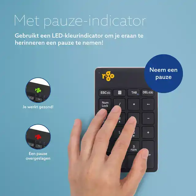 TOETSENBORD R-GO ERGONOMISCH NUMPAD