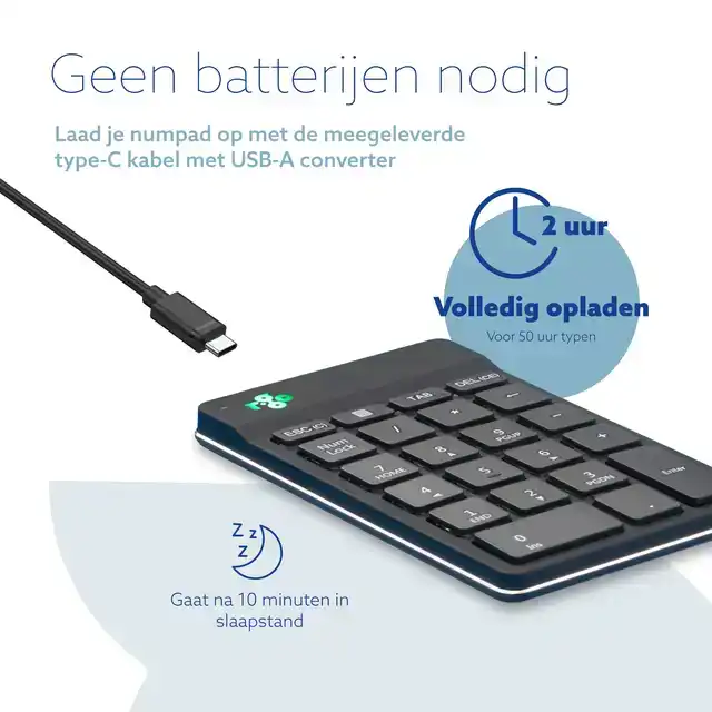 TOETSENBORD R-GO ERGONOMISCH NUMPAD