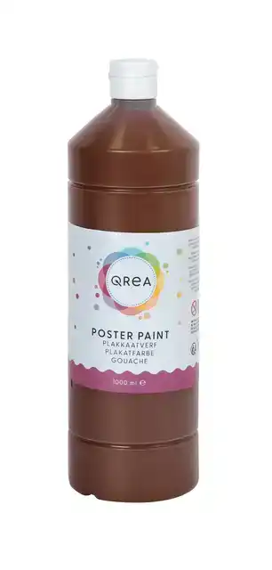 PLAKKAATVERF QREA DONKERBRUIN 1000ML