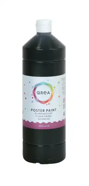 PLAKKAATVERF QREA ZWART 1000ML