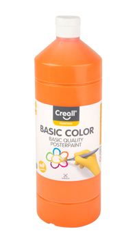 PLAKKAATVERF CREALL BASIC ORANJE 1000ML