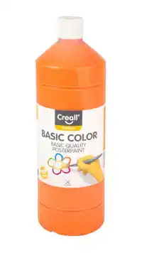PLAKKAATVERF CREALL BASIC ORANJE 1000ML