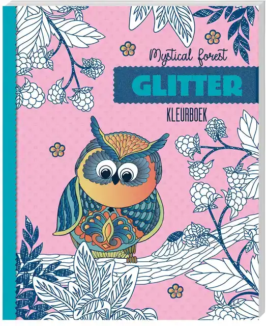 GLITTER KLEURBOEKEN - MYSTICAL FOREST