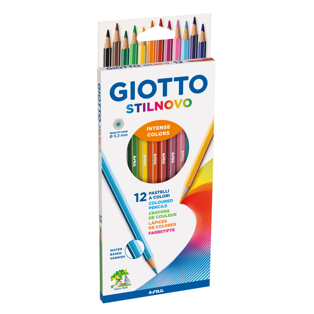 KLEURPOTLOOD GIOTTO STILNOVO 12 KLEUREN
