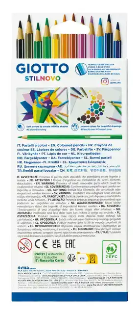 KLEURPOTLOOD GIOTTO STILNOVO 12 KLEUREN