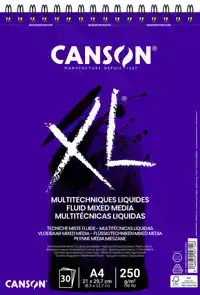 MIXED MEDIAPAPIER CANSON XL 250GR A4