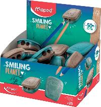 PUNTENSLIJPER MAPED SMILING PLANET