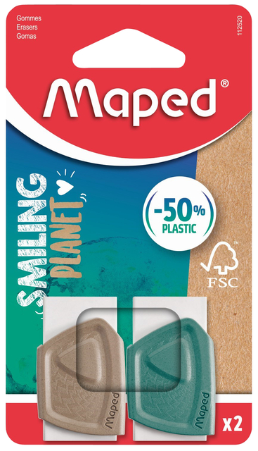 GUM MAPED SMILING PLANET BLISTER Ã  2