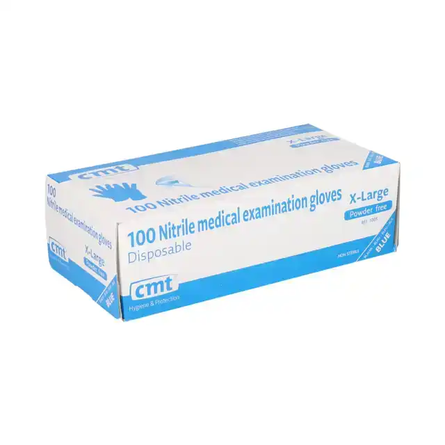 HANDSCHOEN CMT XL NITRIL BLAUW