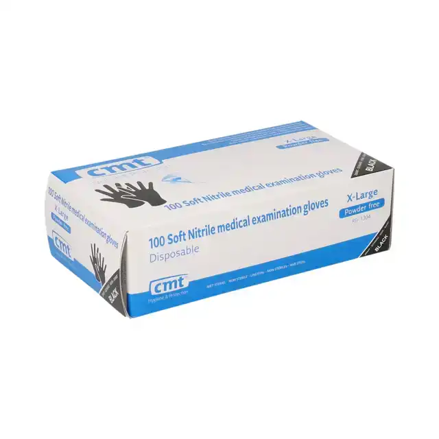 HANDSCHOEN CMT XL SOFT NITRIL ZWART