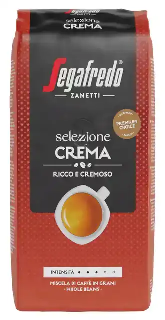 KOFFIE SEGAFREDO CREMA BONEN 1000GR