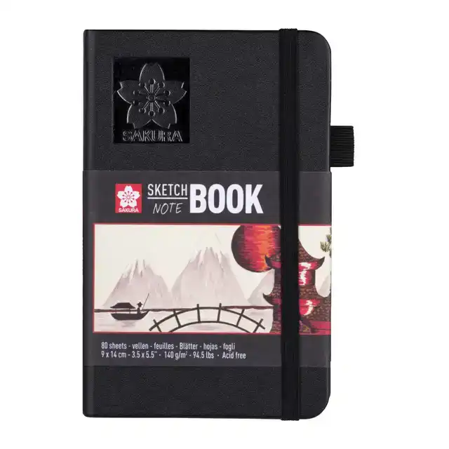 SCHETSBOEK SAKURA 80 WITTE VELLEN