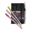 SCHETSBOEK SAKURA 80 ZWARTE VELLEN