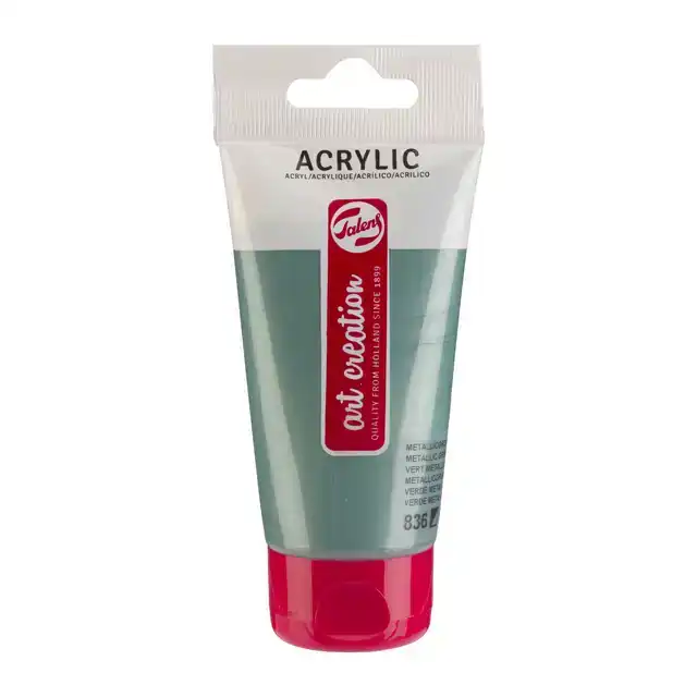 ACRYLVERF TAC 836 METALLICGROEN TUBE