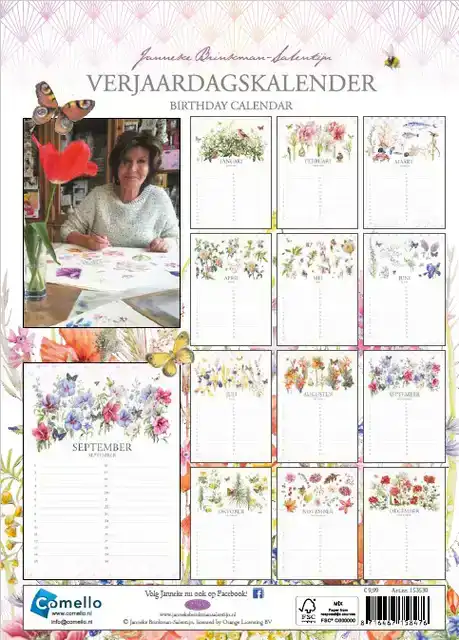 VERJAARDAGSKALENDER JANNEKE BRINKMAN