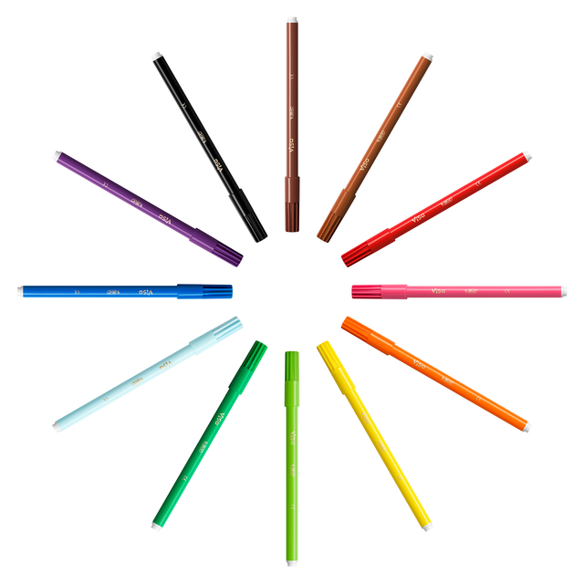 KLEURSTIFT BICKIDS VISA F ASSORTI