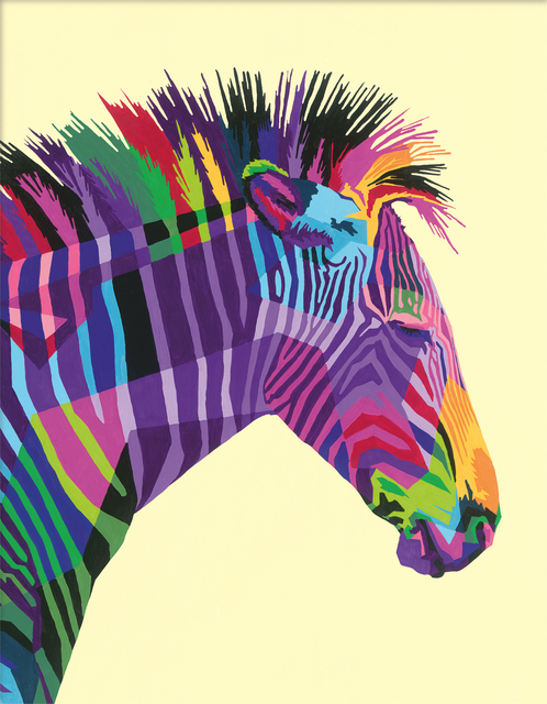 SCHILDEREN OP NUMMERS CREART ZEBRA