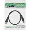 KABEL INLINE USB 3.0 A-B 0.5M ZWART