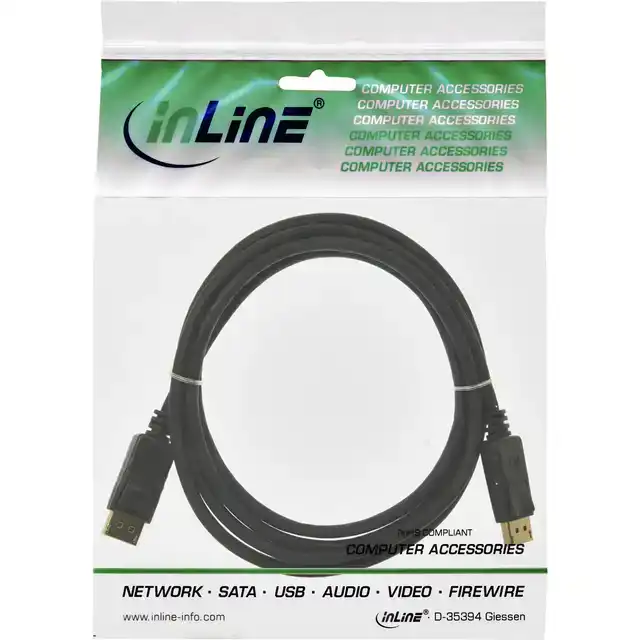 KABEL INLINE DISPLAYPT 4K60HZ M/M 3