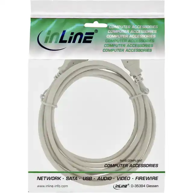 KABEL INLINE USB-A 2.0 M-M 2 METER
