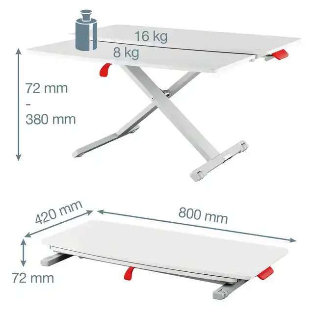 ZIT-STA BUREAU LEITZ ERGO COSY MET