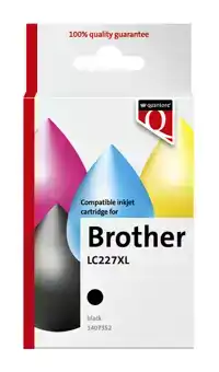 INKCARTRIDGE QUA BRO LC227XL ZWART