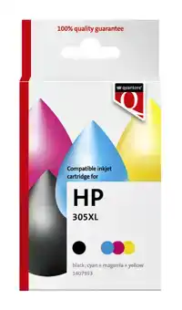 INKCARTRIDGE QUA HP 305XL ZWART+KLEUR