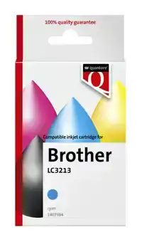 INKCARTRIDGE QUA BRO LC3213 BLAUW