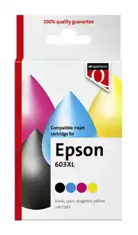 INKCARTRIDGE QUA EPS 603XL ZWART+3KLEUR