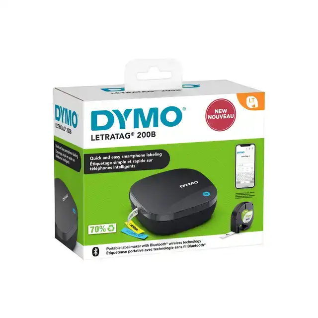 LABELPRINTER DYMO LETRATAG 200B 12MM