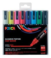 VERFSTIFT POSCA PC5M M 8ST ASSORTI