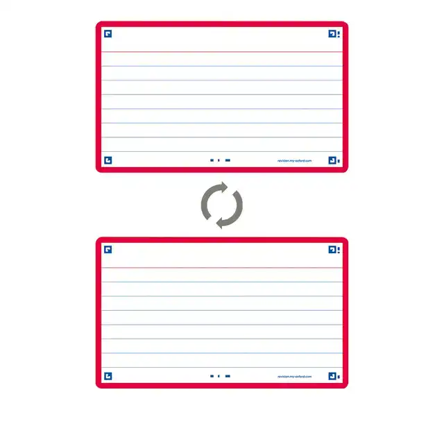 FLASHCARD OXF 2.0 75X125MM 80VEL 250GR