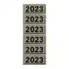RUGETIKET ELBA 2023 57X25MM GRIJS
