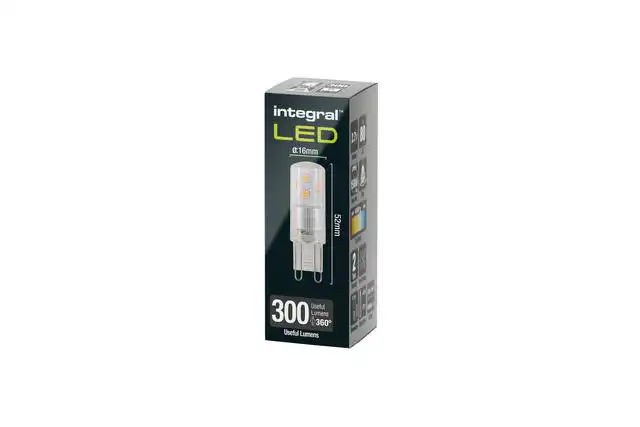 LEDLAMP INTEGRAL G9 4000K KOEL WIT 2.7W