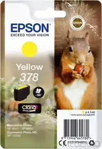 INKTCARTRIDGE EPSON 378 T3784 GEEL