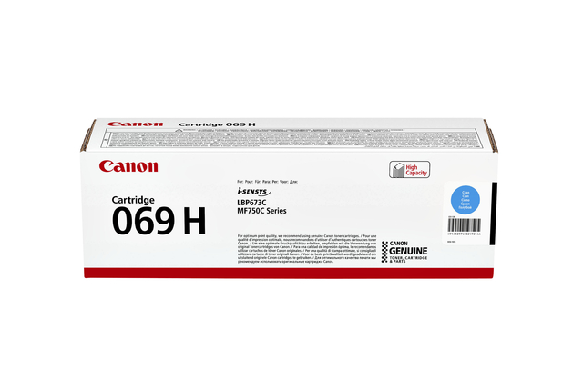 TONERCARTRIDGE CANON 069H BLAUW